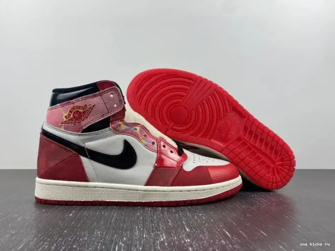Chep Onekick ACROSS THE HIGH SPIDER-MAN SPIDER-VERSE DV1748-601 JORDAN 1 OG 0414